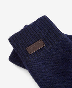 Navy Carlton Knitted Gloves