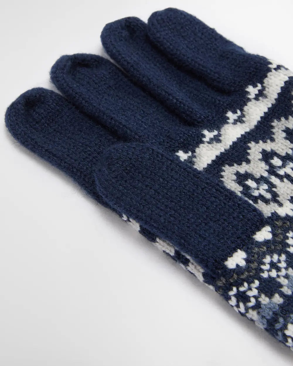 Navy Marlow Fair Isle Gloves