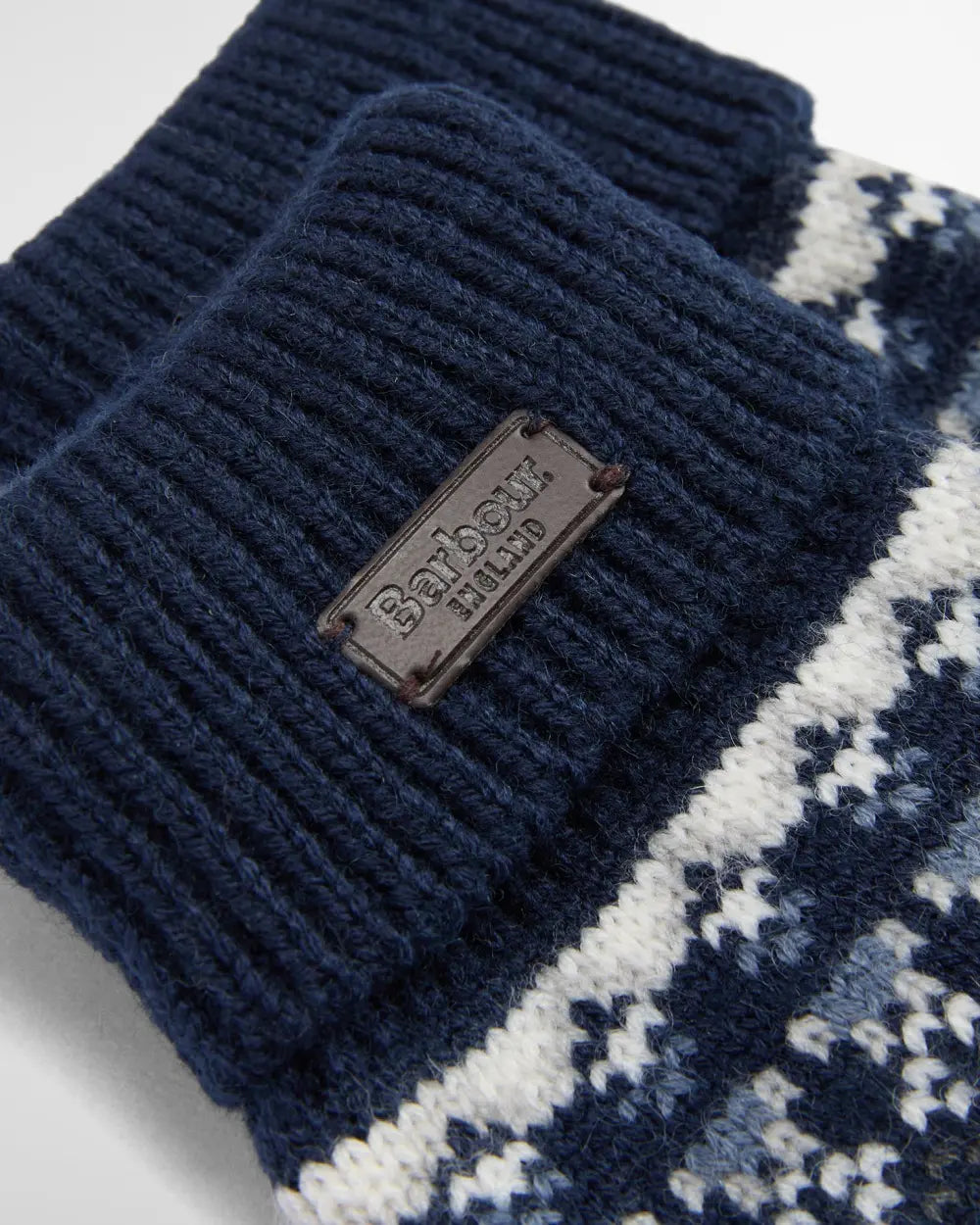 Navy Marlow Fair Isle Gloves