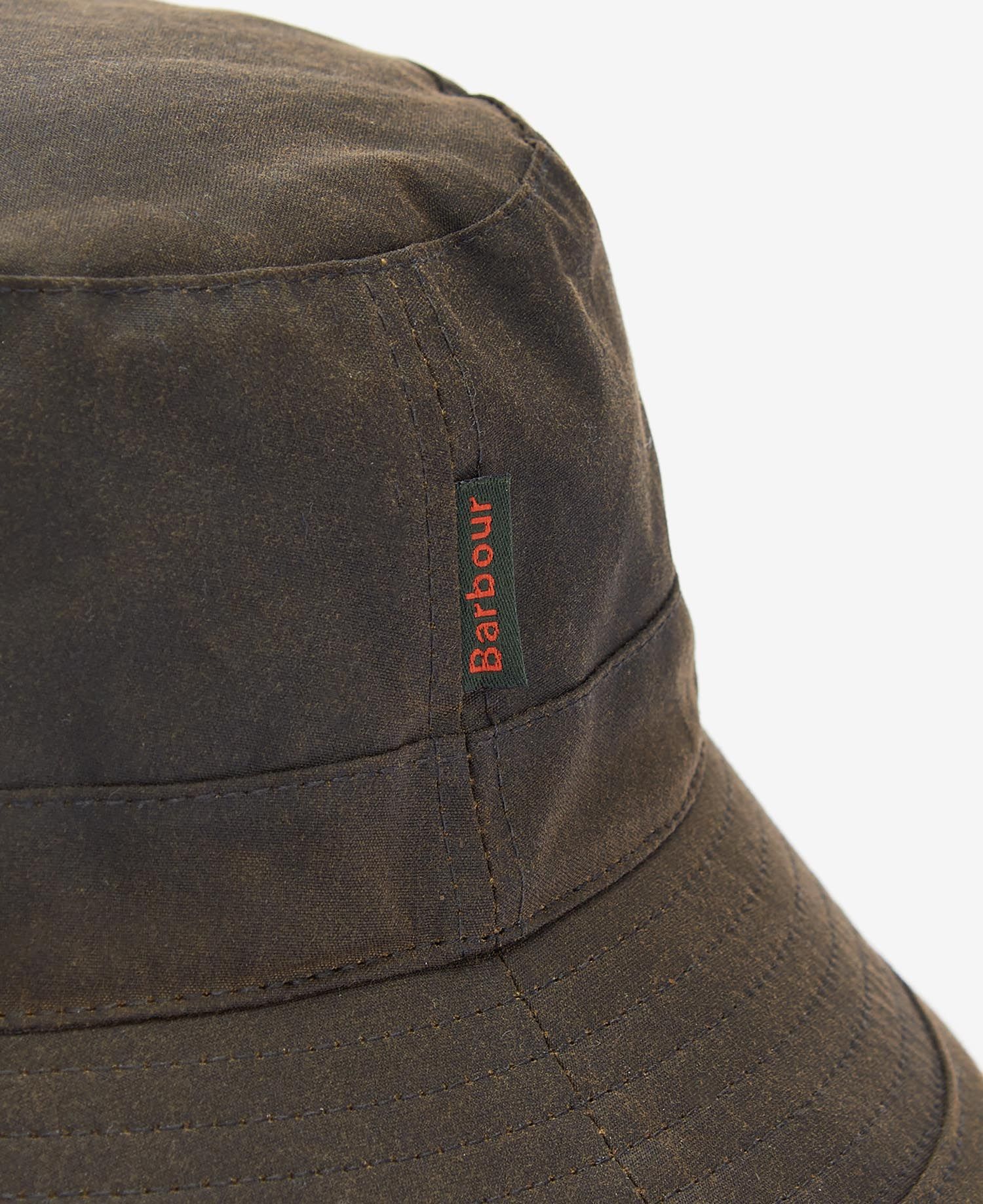 Barbour Brambling Wax Hat - Olive - S