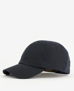 Navy Waxed Sports Cap