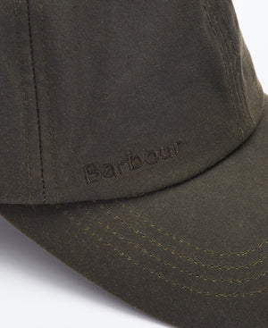 Olive Waxed Sports Cap