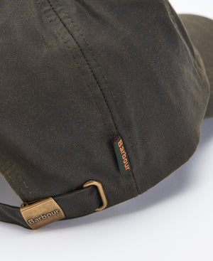Olive Waxed Sports Cap