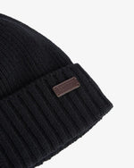 Load image into Gallery viewer, Black Carlton Beanie Hat
