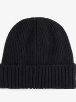 Load image into Gallery viewer, Black Carlton Beanie Hat

