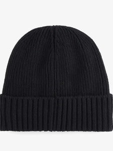 Black Carlton Beanie Hat