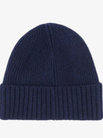 Load image into Gallery viewer, Navy Carlton Beanie Hat
