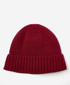 Barbour Carlton Beanie Hat Berry