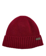 Load image into Gallery viewer, Barbour Carlton Beanie Hat Berry
