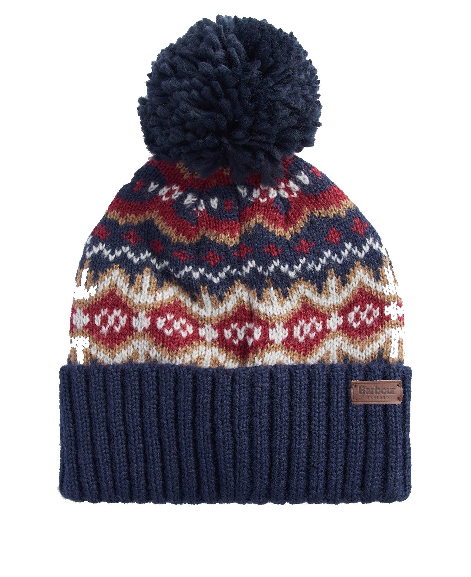 Barbour Case Fairisle Beanie Blue