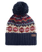 Load image into Gallery viewer, Barbour Case Fairisle Beanie Blue
