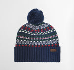 Load image into Gallery viewer, Navy Marlow Fair Isle Beanie
