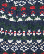 Load image into Gallery viewer, Navy Marlow Fair Isle Beanie
