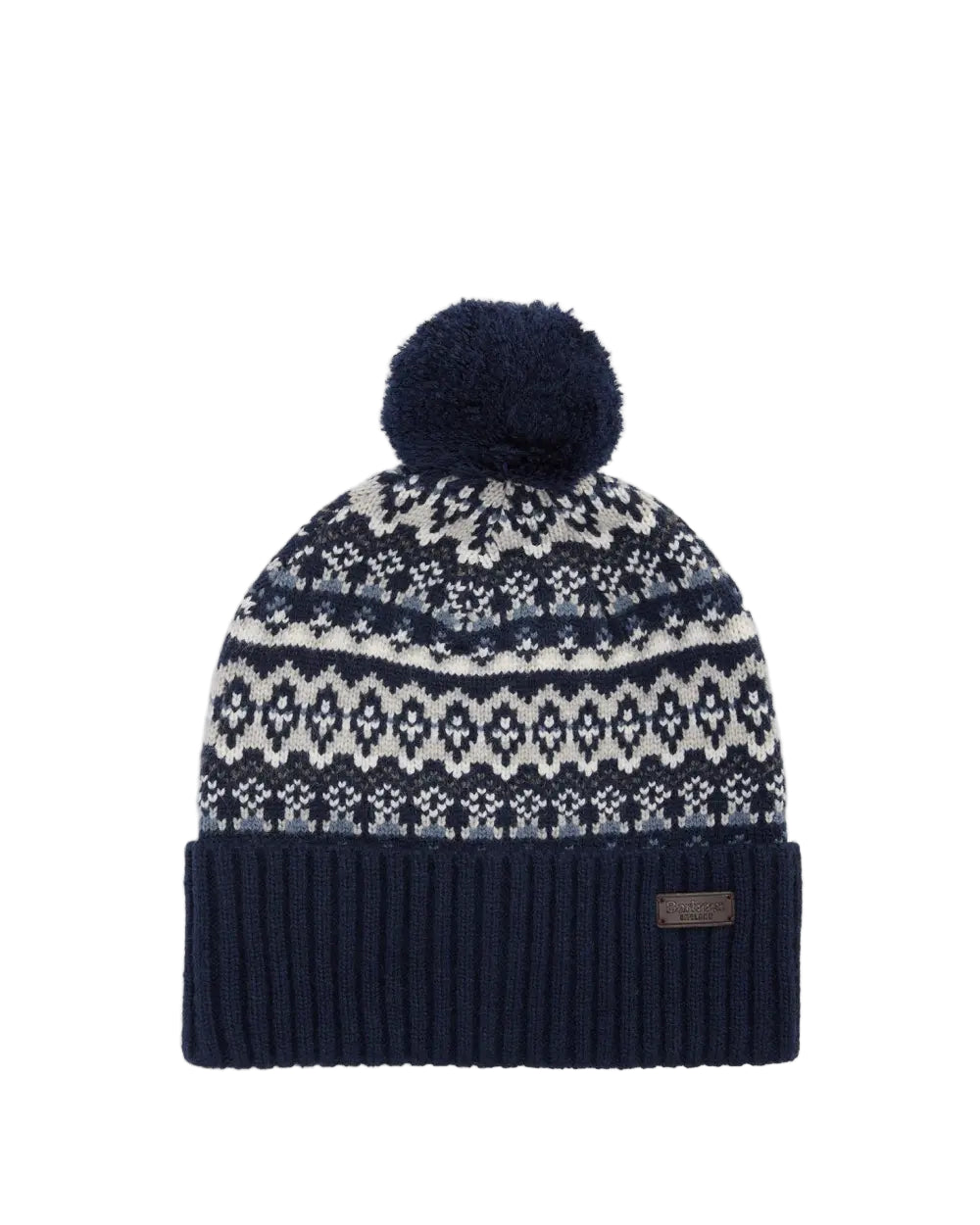 Navy Marlow Fair Isle Beanie