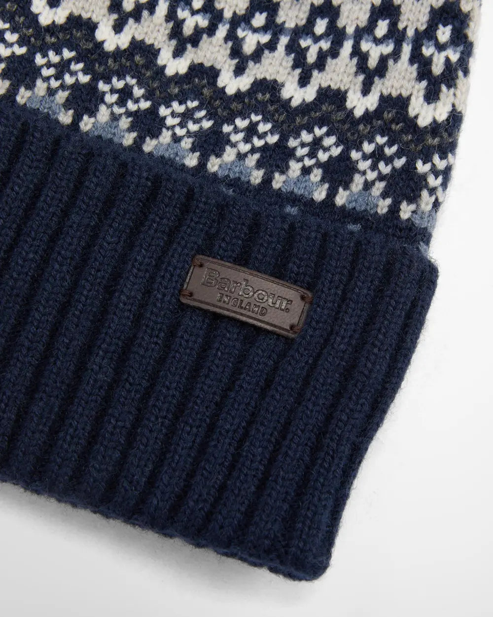 Navy Marlow Fair Isle Beanie
