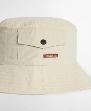 Beige Tracker Bucket Hat
