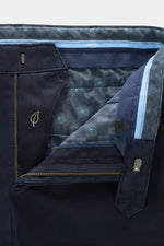 Load image into Gallery viewer, Navy Wave Texture Stretch Chinos
