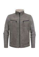 Load image into Gallery viewer, Grey Two Tone Hybrid Jacket

