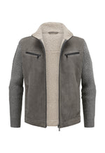 Load image into Gallery viewer, Grey Two Tone Hybrid Jacket
