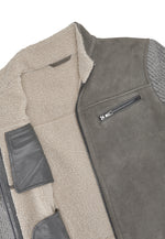 Load image into Gallery viewer, Grey Two Tone Hybrid Jacket
