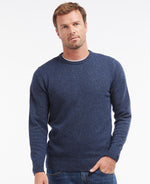 Load image into Gallery viewer, Barbour Blue Tisbury Crew Neck Jumper
