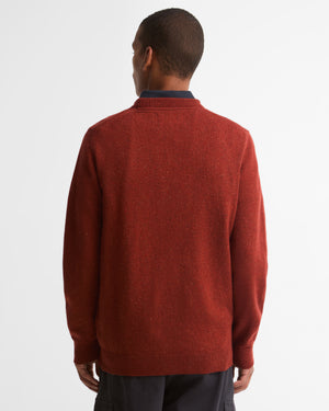 Rust Tisbury Crew Neck Sweater