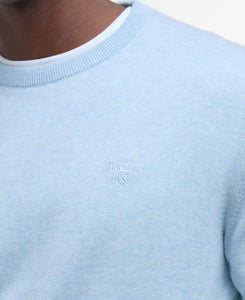 Barbour Sky Pima Cotton Crew Neck Jumper