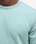 Load image into Gallery viewer, Barbour Apple Green Pima Cotton Crew Neck Jumper
