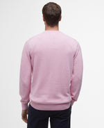 Load image into Gallery viewer, Barbour Pink Pima Cotton Crew Neck Jumper
