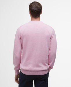 Barbour Pink Pima Cotton Crew Neck Jumper