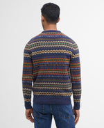 Load image into Gallery viewer, Navy Fair Isle Jumper
