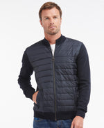 Load image into Gallery viewer, Barbour Navy Carn Baffle Zip Though Sweater

