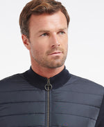 Load image into Gallery viewer, Barbour Navy Carn Baffle Zip Though Sweater
