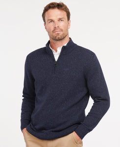 Barbour Navy Tisbury Half Zip Jumper