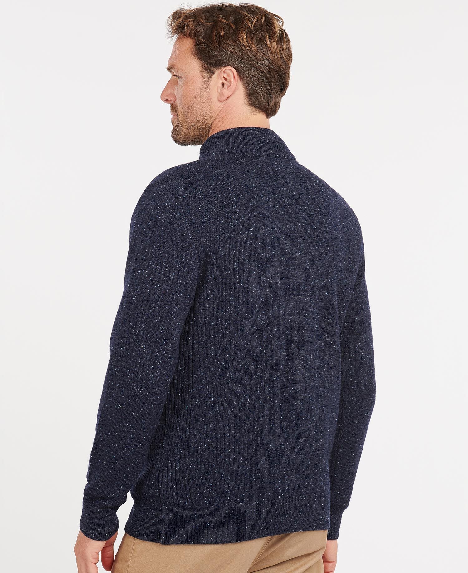 Barbour Navy Tisbury Half Zip Jumper