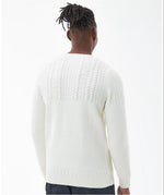 Load image into Gallery viewer, Barbour Off White Foremast Crew Neck Jumper
