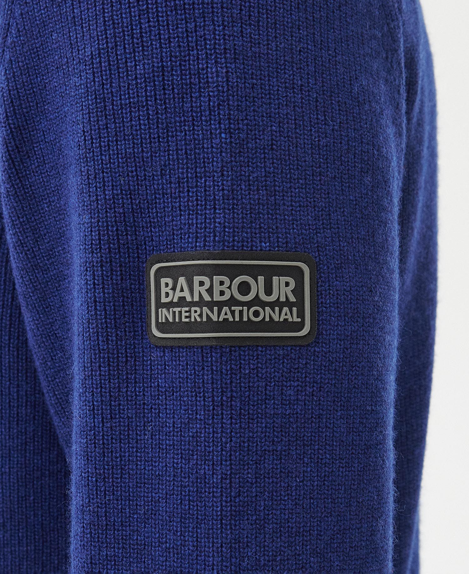 Barbour International Corser Half Zip Knitted Jumper Ink