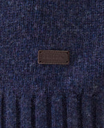 Load image into Gallery viewer, Barbour Duffle Knitted Rollneck Jumper Denim
