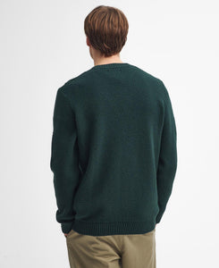 Sea Green Cable Crew Neck Sweater
