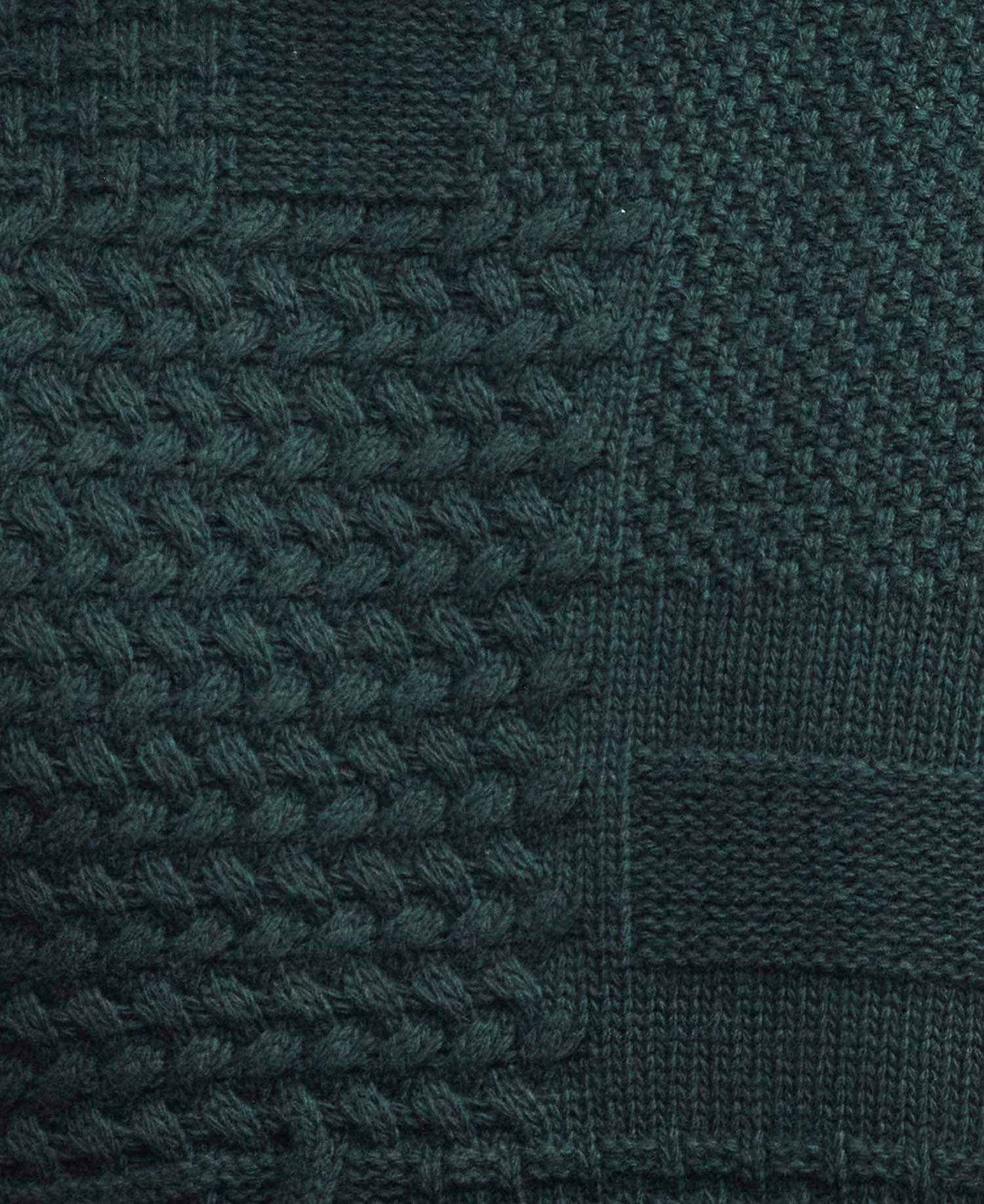 Sea Green Cable Crew Neck Sweater