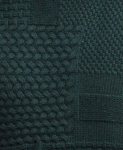 Sea Green Cable Crew Neck Sweater