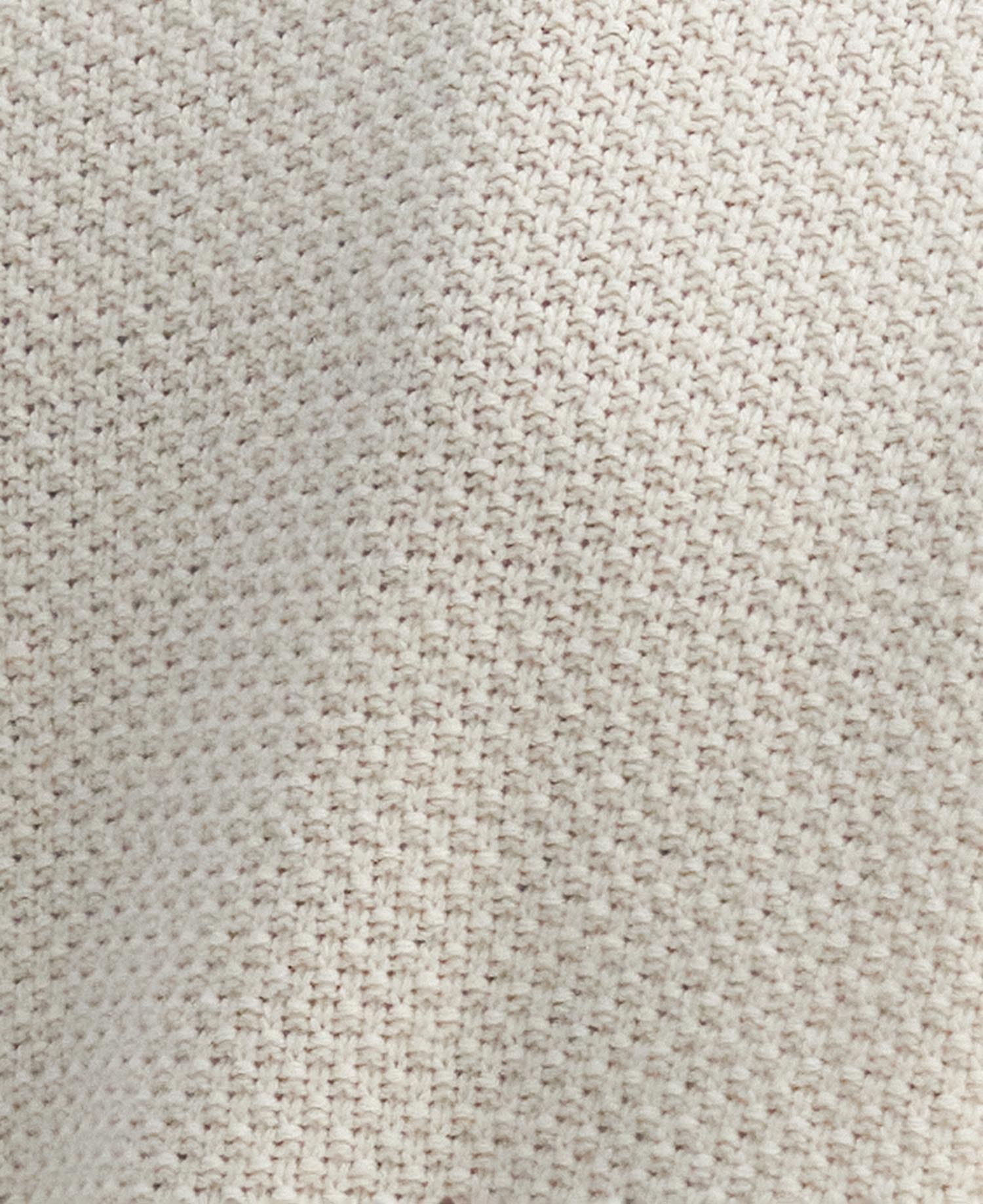 White Cable Crew Neck Sweater