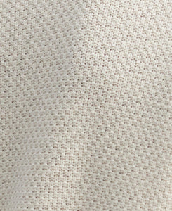 White Cable Crew Neck Sweater