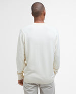 Load image into Gallery viewer, Barbour White Lingwood Compact Cotton Crew Neck Sweater
