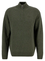 Load image into Gallery viewer, Olive Grangetown Half Zip Sweater
