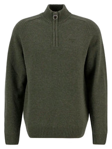 Olive Grangetown Half Zip Sweater