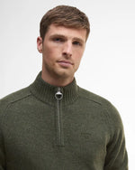 Load image into Gallery viewer, Olive Grangetown Half Zip Sweater
