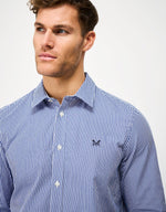 Load image into Gallery viewer, Marine Gingham Check Shirt
