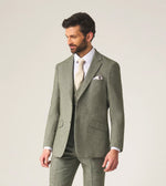 Load image into Gallery viewer, Sage Herringbone Tweed Jude Jacket
