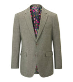 Load image into Gallery viewer, Sage Herringbone Tweed Jude Jacket
